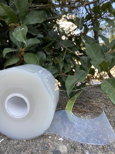 Silicone Rubber Tape, Clear 2-Inch x 36-Feet, Adhesive Tape for Plumbing, Waterproof, Heat Resistant, Self-Fusing, Electrically Insulating, Hand Tool Grip - color: Clear, size: 2-Inch x 36-Feet