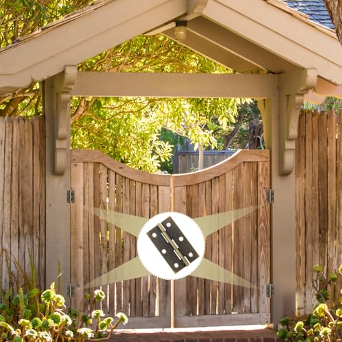 Murtenze 6 Pack 2.5 Inch Door Hinge, Antique Bronze Butt Hinges with Mounting Screws - color: Antique Bronze, size: 2.5 Inch - 6PCS