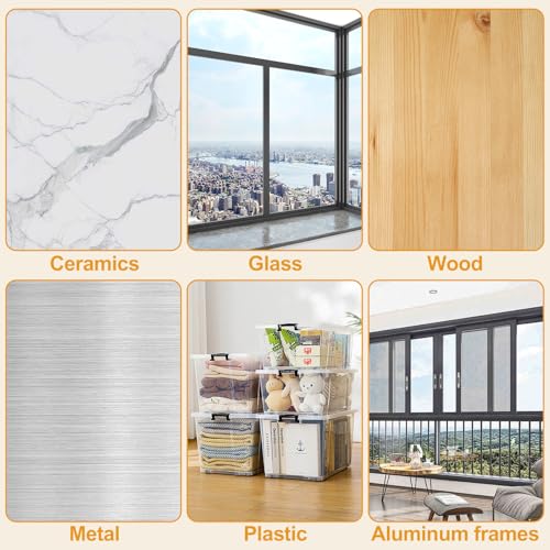 2 Rolls Foam Weather Stripping with Adhesive,1-1/2 Inch W x 1-1/2 Inch H Black High Density Weather Stripping Door Seal, 7.9 Feet Total Length Foam Tape Seal Strip for Uneven Gaps in Doors and Windows