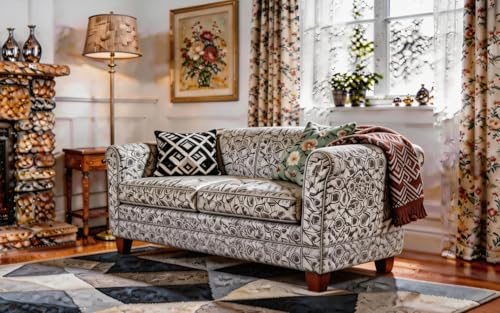 SHANJUE Wood Furniture Legs 3 Inch Set of 4, Square Brown Couch Legs Replacement, Mid Century Modern Sofa Legs with Anti Slip Couch Feet Pads for Dresser, Recliner and Coffee Table - size: 3 inches
