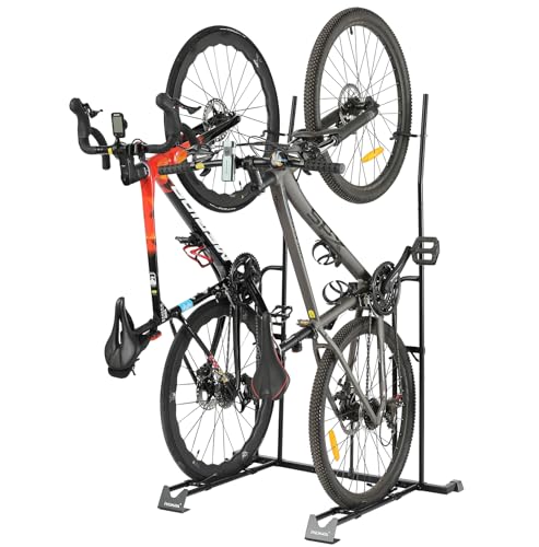 PHUNAYA Bike Stand,Vertical Bike Rack For Indoor Bike Storage,Upright Bicycle Stand Floor. (StyleA-2pack) - style: StyleA-2pack