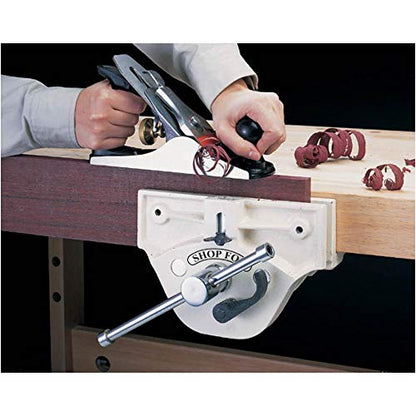 Shop Fox D4327 7-Inch Quick Release Wood Vise, Silver - size: 7" Jaw Width