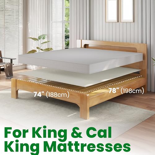 ECOHomes Non Slip Mattress Gripper Pad Stop Mattress, Keep Topper from Sliding - Anti Slip Grip Pads Holder Stop Couch Cushion, Sofa Cushions, Patio & Furniture to Prevent Sliding (King/Cal King) - size: King / Cal King