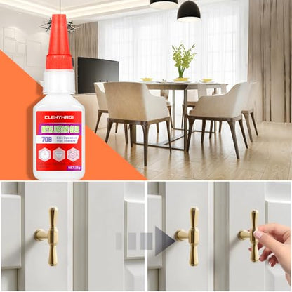 Metal Glue, Instant Drying Superglue for Metal, Wateproof Clear Cyanoacrylate Glue for Bonding Stainless Steel, Aluminum Alloy, DIY Crafts, Toys, Wood, Plastic and More(1 Bottle of 25g) - size: 1 Pack