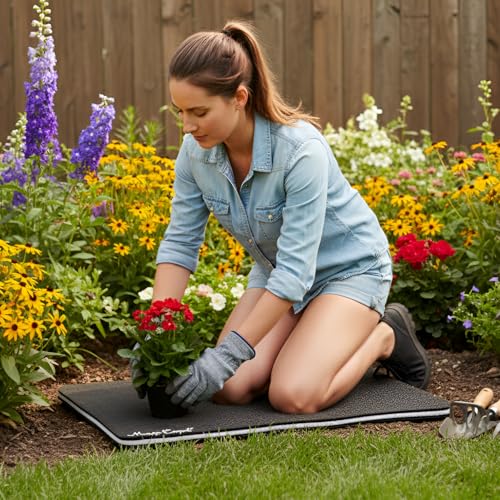 Magic Carpet® DIY Work Mat and Kneeling Pad (1-Pack) | 26.75″ × 44.75″ | Heavy-Duty Absorbent & Puncture-Resistant Pad for Garage, Crafts, & Gardening | Washable | Made in USA | Recycled Material - size: XX-Large | 26.75" x 44"