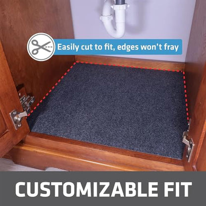 Sturdy Slip Felt Floor Mat Designed for Vehicle Maintenance Spill and Wet Area Security 150x60cm Machine Maintenance Pad - size: 200x200cm