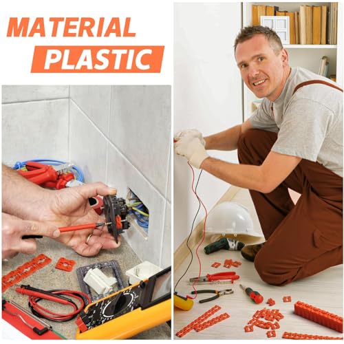 Outlet Spacers for Electrical Receptacle Box: Plastic Shim Spacers - Ideal for Electric Wall Switch - Receptacle Extenders Stackable Spacer for Sockets Plugs Washer Screws (150 Pack + 10 Screws) - size: 150 PACK + 10 SCREWS