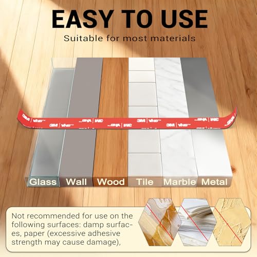 Ohayooz Double Sided Tape Heavy Duty 10FT, Very Sticky Adhesive Mounting Tape, Works Great Indoors and Outside, Walls, Automotive, Home Office Deco - size: 2026 Just Try