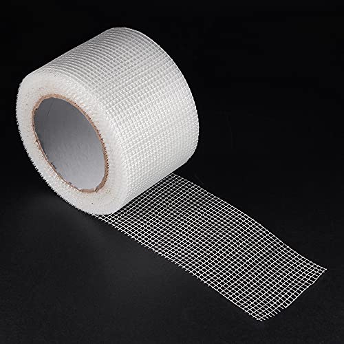 uxcell Drywall Joint Tape Self-Adhesive Fiberglass 3-inch x 98-feet Repair Patch Wall Hole Crack Mesh Size 2.8mm - size: 3" X 98'