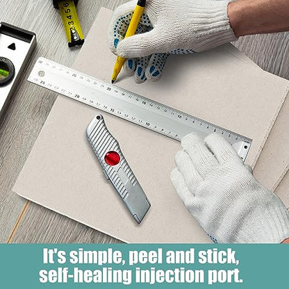 Amylove Drywall Repair Panel Drywall Patch Panel for Wall Repair(4 Pieces,6" x 6" x 1/2") - size: 6" x 6" x 1/2"