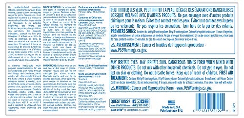 STAR BRITE Marine Silicone Sealant - Clear 10.1 Oz - Waterproof, Durable, UV Resistant, for Fiberglass, Metal, Wood, Glass, Ceramic & More (082122) - size: 10.3 fl oz