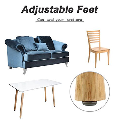 30Pcs Adjustable Furniture Leg Base Leveller Table Leveling Feet Pads, M6 x 15mmThreaded Rod