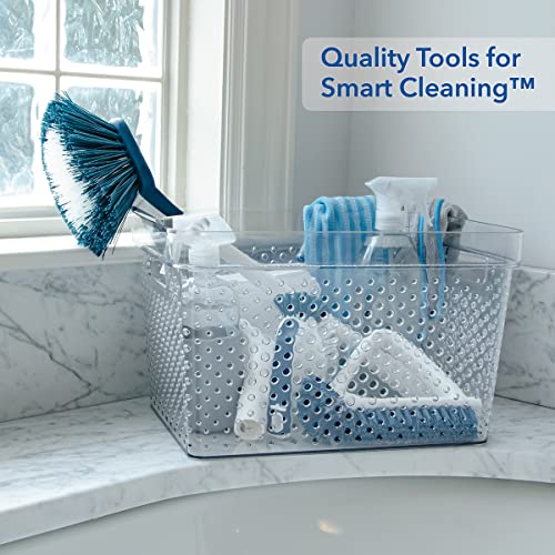 Unger EZ Reach Shower Tub and Tile Scrub Brush, Crevice Bathroom Cleaning Supplies, Non-Scratch Scrubber Tool for Showers, Fixtures, Bathtubs, Drains, Grout, and Marble - style: EZ Reach Shower Brush