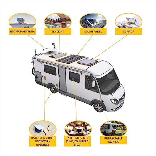 Sika Sikaflex-221 - Aluminum Gray - Multi-Purpose Polyurethane sealant/Adhesive - Creates Permanent Elastic Seal - Sandable/paintable - Non-Corrosive - 10.1 fl. Oz (Pack of 24) - color: Aluminum Gray, style: Compact (Pack of 24)