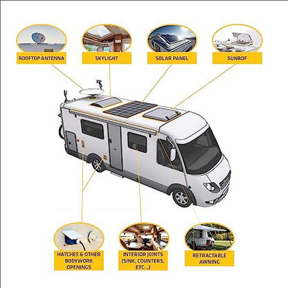 Sika Sikaflex-221 - Aluminum Gray - Multi-Purpose Polyurethane sealant/Adhesive - Creates Permanent Elastic Seal - Sandable/paintable - Non-Corrosive - 10.1 fl. Oz (Pack of 24) - color: Aluminum Gray, style: Compact (Pack of 24)