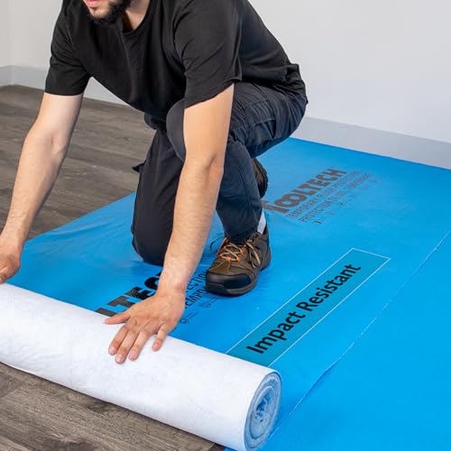 Temporary Floor Protection for Renovation, Painting, Construction - 40" x 90 ft, Covers 300 sqft (10, Pounds)