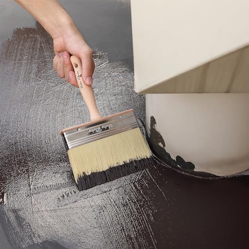 Bates- Deck Stain Brush Set, 4”, 5” and 6”, Stain Brushes for Wood, Deck Stain Applicator, Deck Brush, Wide Paint Brush, Large Paint Brushes, Wood Stain Brush, Masonry Brush, Wood Stain Applicator