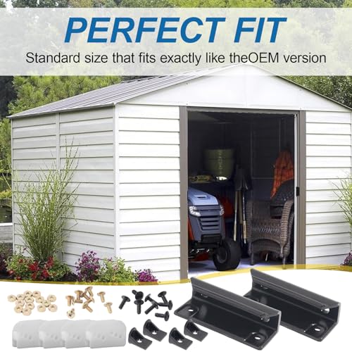 EAORBD Dk100-A Door Tune-Up Kit for Arrow Shed Storage Products, Shed Door Handle Kit - size: 1 Pack