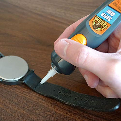 Gorilla Super Glue Pen, Cyanoacrylate Glue, Fast Setting, Precise Dispensing Pen Shaped Applicator, Clear, 5.5g (Pack of 2) - size: Pack of 2, style: Liquid