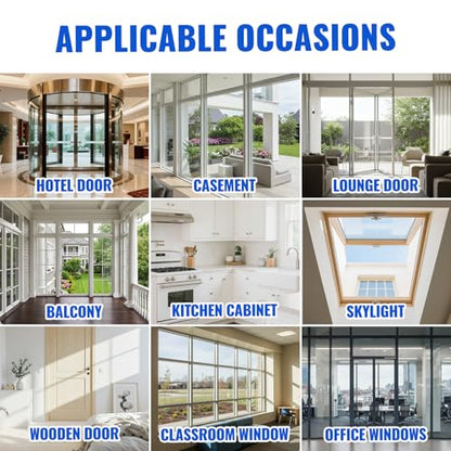 33 Feet Weather Stripping Door Seal - Door Draft Stopper, Suitable for Doors and Windows