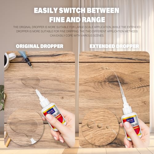 2 Pack Metal Glue for Small Piece Metals Repair, Wood to Metal Glue, Instant Dry, Waterproof, Heat-Resistant, Clear Cyanoacrylate Adhesives Ideal for Steel, Aluminium, DIY, Jewelry - size: 2 Pake, style: Metal Glue