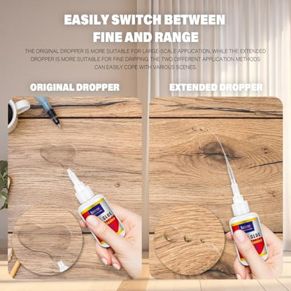2 Pack Metal Glue for Small Piece Metals Repair, Wood to Metal Glue, Instant Dry, Waterproof, Heat-Resistant, Clear Cyanoacrylate Adhesives Ideal for Steel, Aluminium, DIY, Jewelry - size: 2 Pake, style: Metal Glue