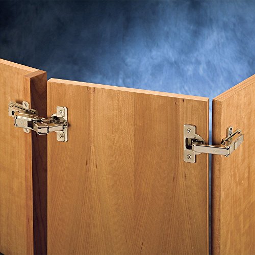 Salice 1/2'' Overlay, Face Frame Hinge Kit for Pie-Corner Cabinets