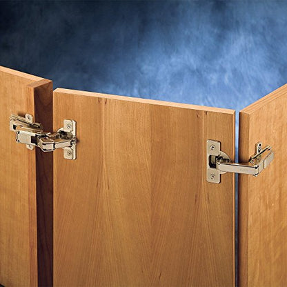 Salice 1/2'' Overlay, Face Frame Hinge Kit for Pie-Corner Cabinets