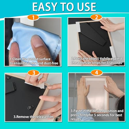 Birllaid Double Sided Tape for Walls, Picture Hanging Strips Removable Mounting Dots Adhesive Heavy Duty, Removable for Art Craft, Decoration, Party Supplies, Multipurpose - style: Circle and strips