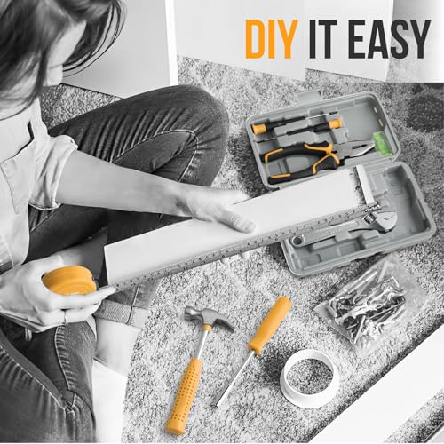20 Pcs Basic Tool Kit, Compact Home Tool Set with Mini Tool Box, Ideal for Household Repairs, Office Maintenance, Simple DIY, General Tools User-friendly for Beginners and Women