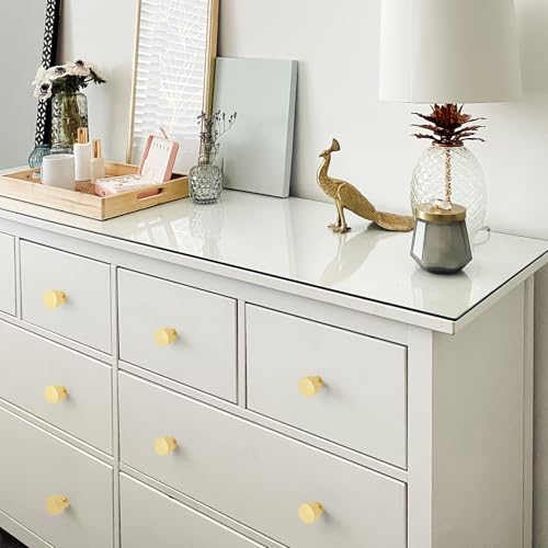 6 Pack Gold Cabinet Knobs Dresser Knob, Brushed Brass Drawer knobs Drawer Pulls for Bathroom, Kitchen, Cupboard - color: Gold