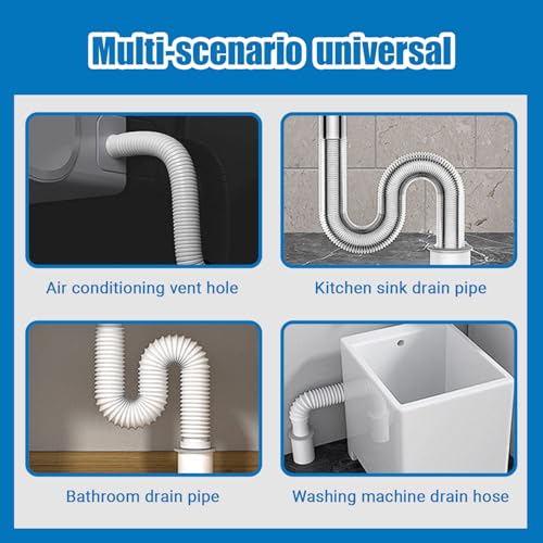 Duct Seal Repair Sealing Clay, White Waterproof Sealant Putty, Quick Mending Mud for Air Conditioning Gaps, Wall Holes, Drain Pipe Connections (Pack of 8) - color: 8 pack of 30g white