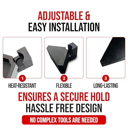 Premium ABS Plastic Residential Door Stopper (2-Pack) Finger-Safe, Wedge Over-The-Hinge Door Holder for Homes- USA Made Door Stopper Ideal for Kitchens, Laundary, Bedrooms & Home Offices - style: Residential