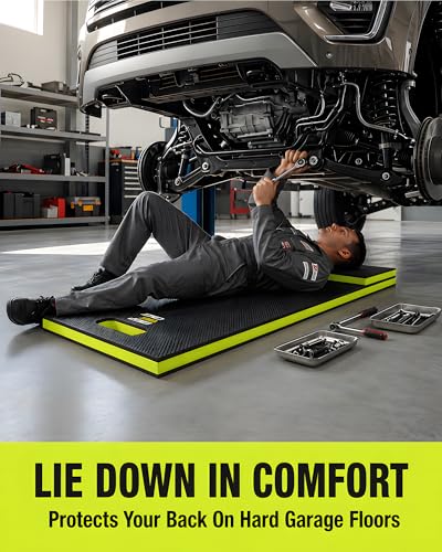 Foldable EVA Utility Mat with Handle, Heavy Duty Mechanic Mat for Kneeling, Workouts, Garages, Gardening, Camping, Picnics, Outdoor Adventures and Home Gyms, Green - color: Green