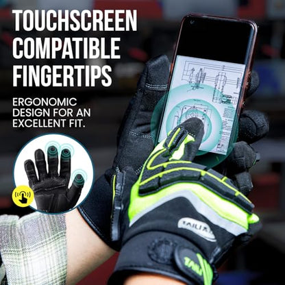 TAILI Needle-Resistant, Puncture-Resistant and Cut-Resistant Gloves - color: Small, Green