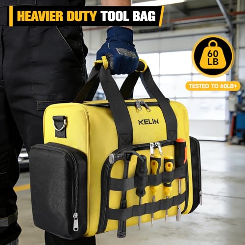 KELIN Tool Bag Box Organizer, Wrench Organizer, Toolbox, Tool Bags for Men Storage, Electrician Tool Bag, Caja De Herramientas, Birthday Gifts for Him Dad, Gadgets for Men, Father's Day Gift Ideas