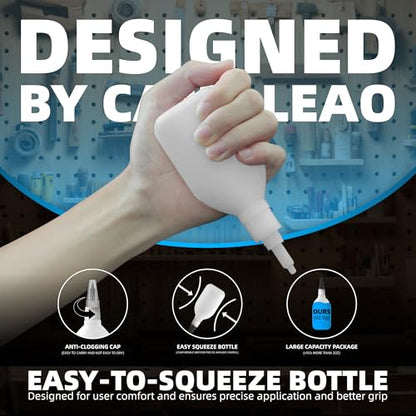 Ultra-Thin Super Glue Liquid Kit 2.3 oz, Fast Drying Clear Superglue for Plastic Metal Glass Shoe 3D Printing, Instant Cyanoacrylate Adhesive for Woodworking Stabilizing CA Finish Jewelry Inlay - size: 2 oz., style: ULTRA-THIN VISCOSITY