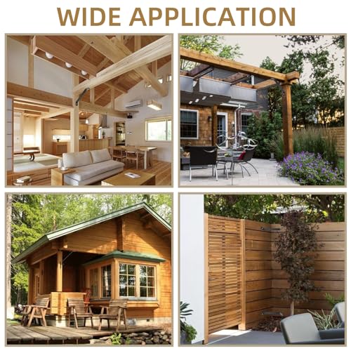 Angle Brackets 4 Pcs 7.3" Inside Mount 45-Degree Angle Corner Braces Inside Joint for Wood Post and Beam Desk Edge Box Pergola Gazebo DIY Kit - size: 7-1/4'' x 1-1/2''