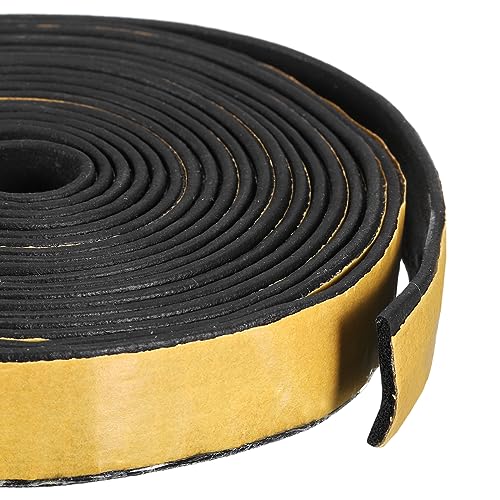 uxcell Weather Stripping 3/4" W x 1/8" T x 13ft L Adhesive Door Window Seal Strip Foam Seal Tape for Doors Window Insulation - size: 3/4"W x 1/8"T x 13ft L