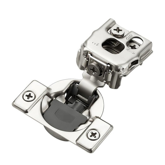 HOME EDIT 2 Pack 1 Pair 1 inch Overlay Soft Close Cabinet Hinges for Kitchen, Stainless Steel Three-Way Adjustable, Concealed Self-Closing Door Hinges - size: 1 inch Overlay