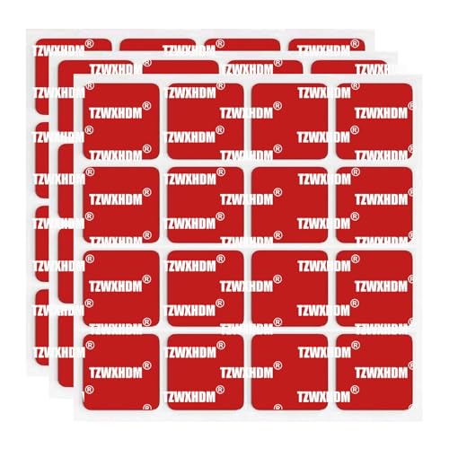 Heavy Duty Double Sided Tape, Heat-Resistant Heavy Duty Mounting Tape Kit, Strong Sticky Pads for GPS/DashCamera Suction Cup Mount (Square-1in-48pcs)