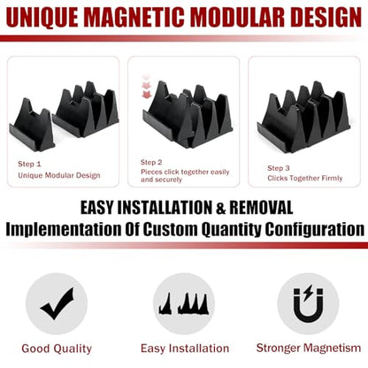 84 pcs Magnetic Modular Wrench Organizer Wrench Holder - Wrenchs Tool Organizers for Tool Drawer Storage, Wrenchs Rack with Metric SAE Labels, Tool Storage Set Holder Festival Mechanics pcs - style: 84 PCS