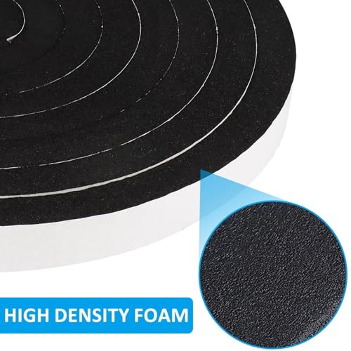 DGSL Foam Insulation Tape, 1/2In x 1/4In x51Ft Weather Stripping Door Seal Strip for Doors and Windows,Sliding Door, Soundproofing Door Seal,Weatherstrip,Air Conditioning Seal Strip - size: 1/2In x 1/4In x51Ft
