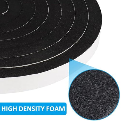 DGSL Foam Insulation Tape, 1/2In x 1/4In x51Ft Weather Stripping Door Seal Strip for Doors and Windows,Sliding Door, Soundproofing Door Seal,Weatherstrip,Air Conditioning Seal Strip - size: 1/2In x 1/4In x51Ft