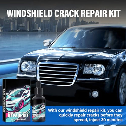 2Pcs Upgraded Windshield Crack Repair Kit, 2025 New Cracks Gone Glass Repair Kit, Professional Windshield Chip Repair, Windshield Repair Kit for Daily Vehicle Maintenance