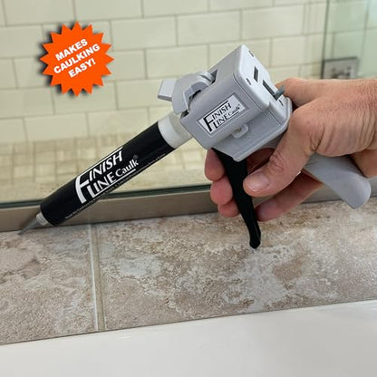 Precision 55 ML Dripless Syringe-Style Caulk and Sealant Applicator – Empty Syringe Barrels, Fine Tip Nozzles, Caps & Easy-Fill System – Ideal for Caulking, Adhesives, and Sealants