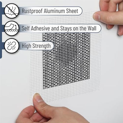 Bates- Drywall Repair Kit, 16 pcs, 6 Inch, Dry Wall Patch Kits, Wall Repair Patch Kit, Wall Patch Repair Kit, Drywall Hole Patch, Drywall Patch Kit, Wall Hole Repair Kit, Drywall Patch Hole - size: 16 pcs, 6"