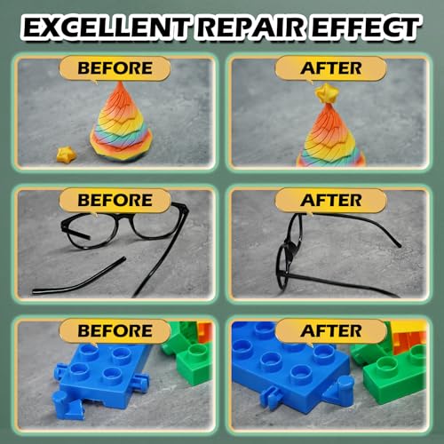 Plastic Super Glue Liquid, Clear Instant Cyanoacrylate Glue for Plastic Model 3d Printing PLA Airplane Miniatures Heavy Duty, All Purpose Superglue for Metal Rubber Wood Ceramic, Strong and Waterproof - size: 2oz-Thick