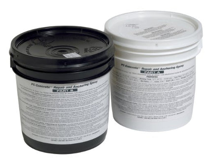PC Products PC-Concrete Epoxy Adhesive Paste for Anchoring and Crack Repair, Two-Part 102 oz in Two Pails, Gray 71021 - size: 102 Oz, style: PC-Concrete