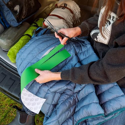 GEAR AID Tenacious Tape 3” x 20” Fabric and Vinyl Gear Repair Tape, Fix Holes and Rips in Puffy Jackets, Rain Gear, Tents, Sleeping Bags and Outdoor Equipment, Gray, 2 Rolls - color: Gray, style: 3" × 20" (2 Rolls)
